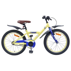 vidaXL Bicicletă pentru Copii 18 Inci pentru 5-7 ani Galben