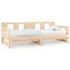 vidaXL Pat extensibil de zi, 2x(90x200) cm, lemn masiv de pin