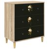 vidaXL Comodă cu sertare BREMEN model de magnolie 66 x 36,5 x 75 cm