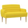 vidaXL Canapea cu capitonaj butonat Galben Deschis 116 x 67 x 80 cm