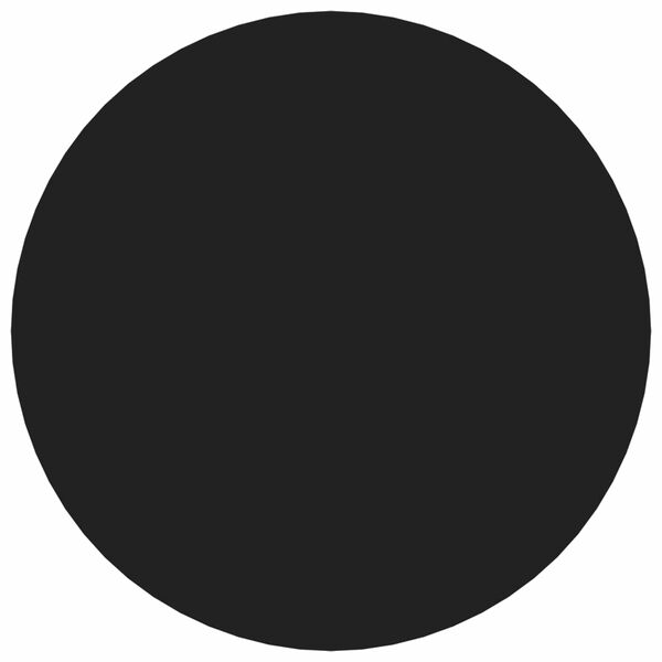 vidaXL Copertă autocolantă pentru șuruburi 12 pcs Negru &Oslash; 20 x 0,5 mm