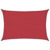 vidaXL P&acirc;nză parasolar, roșu, 5x6 m, HDPE, 160 g/m&sup2;