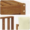 vidaXL Seturi de canapele 6 pcs Natural și Crem Lemn Solid de Acacia