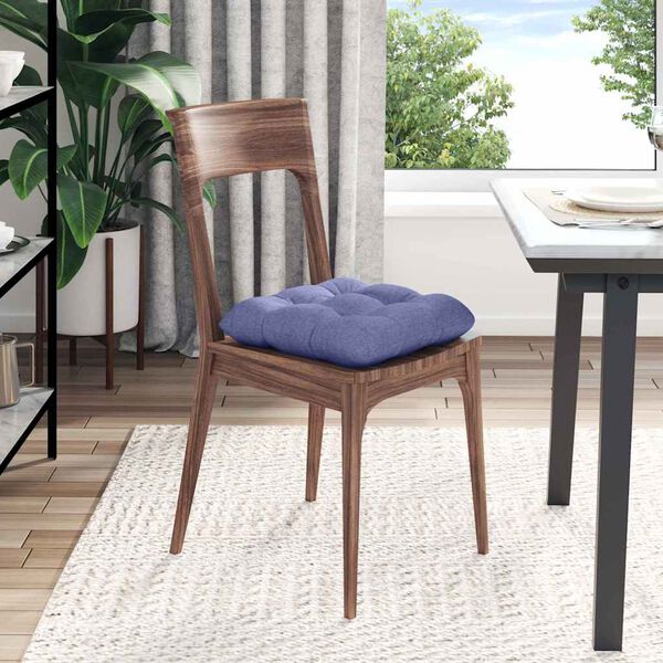 vidaXL Perne de Șezut 4 pcs Albastru Jeans 40 x 40 x 12 cm țesătură