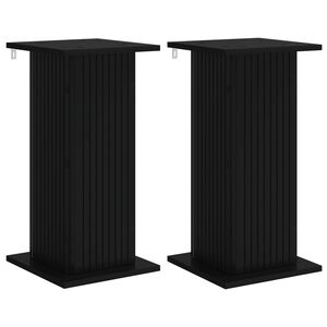 vidaXL Suport pentru plante 2 pcs Negru 30,5 x 30 x 60,5 cm