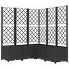 vidaXL Grădină Negru 120 x 120 x 136 cm