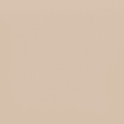 vidaXL Pat continental cu saltea, cappuccino, 200x200 cm, piele eco