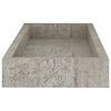 vidaXL Rafturi de perete Loggia, 2 buc., gri beton, 40x15x4 cm, MDF