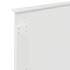vidaXL Tăblie cap cu headboard Alb Lucios 75 cm Lemn compozit