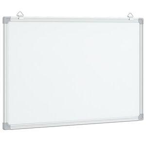 vidaXL Tablă magnetică, alb, 40x30x1,7 cm, aluminiu