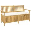 vidaXL Bancă cu spațiu de depozitare 2 -Seater 148 x 63 x 84 cm