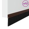 vidaXL Dopuri pentru uși autoadezive 12 pcs Maro 100 cm