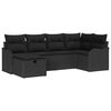 vidaXL Set de canapele pentru grădină 6 buc. Rattan poli