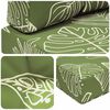 vidaXL Perna pentru canapea de exterior 2 pcs Design cu frunze