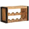 vidaXL Raft pentru vin 80 x 45 x 33 cm Lemn de Mango Solid și Şlefuit