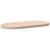 vidaXL Blat de masă oval din lemn masiv de pin 80x40x2,5 cm