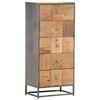 vidaXL Dulap cu sertare, 45 x 30 x 100 cm, lemn masiv reciclat