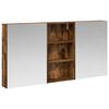 vidaXL Set dulap baie 3 buc. 140 x 14,5 x 70 cm Lemn prelucrat