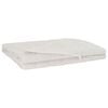 vidaXL Pătură cu greutate Alb 235 x 290 cm 11 kg 100% Bumbac 205T