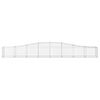 vidaXL Coșuri gabion arcuite 5 buc, 400x50x40/60 cm, fier galvanizat