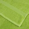 vidaXL Prosoape premium SOLUND 10 buc. verde măr 100x200 cm 600 gsm