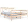 vidaXL Cadru de pat, Super King, 180x200 cm, lemn masiv