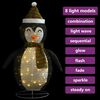 vidaXL Figurină pinguin decorativă de Crăciun, LED, 60 cm țesătură lux