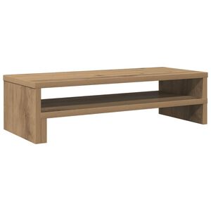 vidaXL Suport monitor, stejar artizanal, 54x22x15 cm, lemn prelucrat