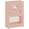 vidaXL Stand pentru Umbrele de Plouă Roz 28 x 12 x 41 cm Oțel
