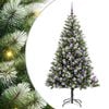 vidaXL 300 LED-uri Alb cald PVC și Metal Verde și alb