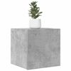 vidaXL Dulapuri TV montaj pe perete, 4 buc., gri beton, 30,5x30x30 cm