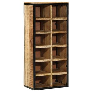 vidaXL Dulap pentru pantofi 50 x 30 x 110 cm Lemn de mango solid Maro