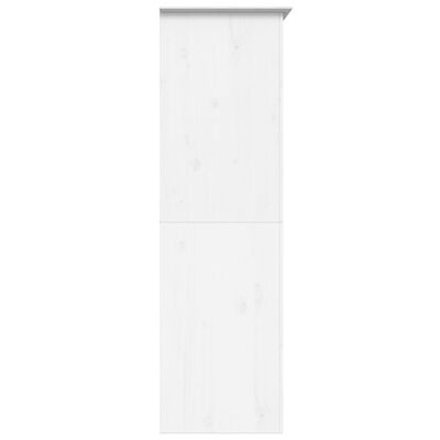 vidaXL Șifonier "BODO", alb, 101x52x176,5 cm, lemn masiv de pin