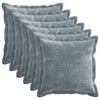 vidaXL Husă pentru pernă 6 pcs HOUTEN Albastru deschis 30 x 30 cm