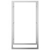 vidaXL Suport pentru lemne de foc, 50x28x94 cm, oțel inoxidabil