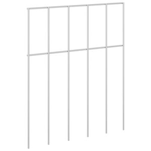 vidaXL Panou de gard de grădină 12 buc. 25 x 30 cm Oțel Galvanizat