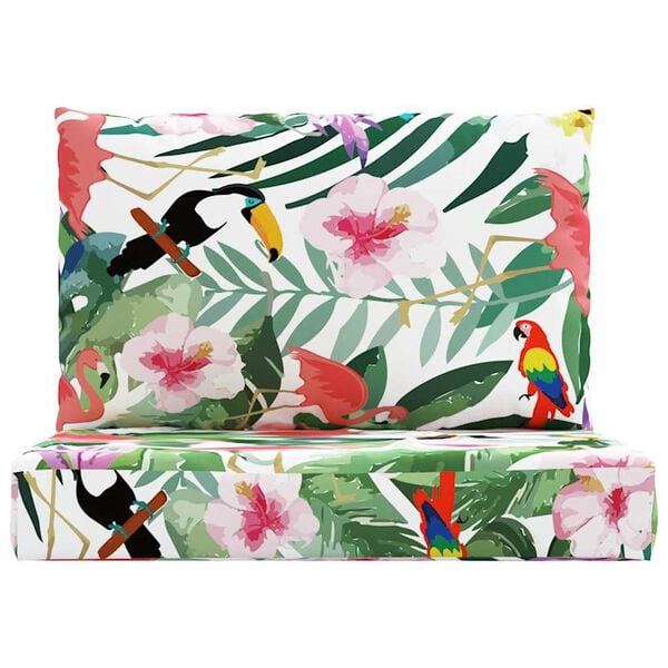 vidaXL Perne pentru paleți, 2 buc., multicolor, țesătură oxford