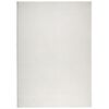 vidaXL Covor IZA aspect scandinav, cu fire scurte, crem, 160x230 cm