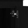 vidaXL Bufet Stejar Negru 36 x 35.5 x 103.5 cm Lemn compozit
