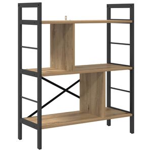 vidaXL Raft pentru cărți 5 niveluri 75 x 30 x 91 cm Lemn prelucrat