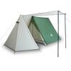 vidaXL Cort de camping pentru 3 persoane, verde, impermeabil
