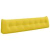 vidaXL Perna pentru spate Galben Deschis 200 x 24 x 50 cm țesătură