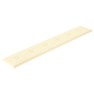 vidaXL Tăblie de Pat pentru Perete 12 buc. Crem Piele artificială