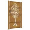vidaXL Poartă de grădină 100x175 cm, oțel corten, design copac