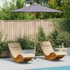 vidaXL Parasol de Grădină Gri &icirc;nchis &Oslash; 270 x 260 cm Bambus
