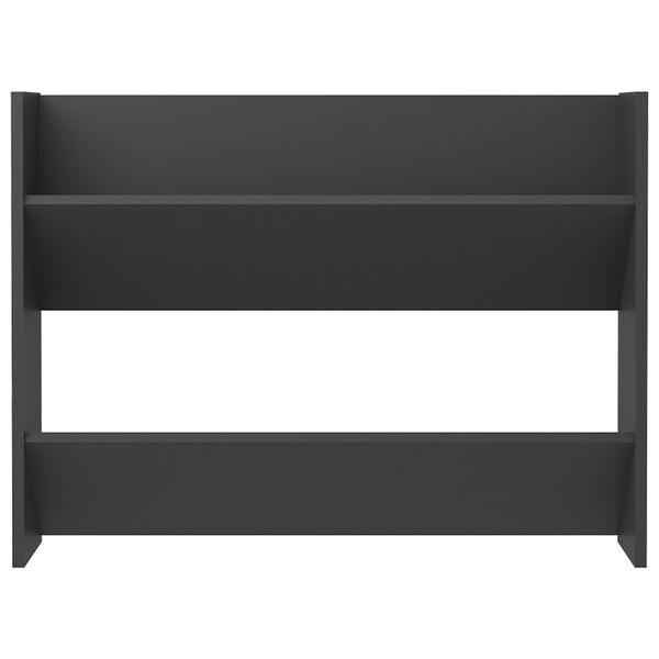 vidaXL Pantofar de perete, gri, 80x18x60 cm, PAL
