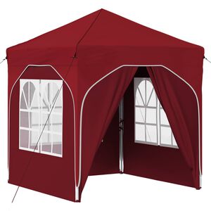 vidaXL Cort de Petrecere Pop-up 192 x 192 x 245 cm Burgundy
