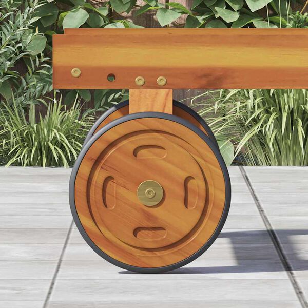 vidaXL Roți de &Icirc;nlocuire Maro Lemn masiv de acacia