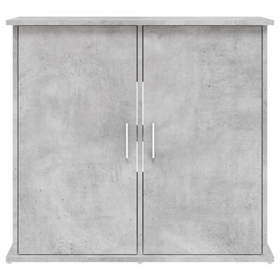 vidaXL Suport acvariu, gri beton, 81x36x73 cm, lemn prelucrat