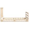 vidaXL Cadru de pat cu tăblie, 100x200 cm, lemn masiv de pin